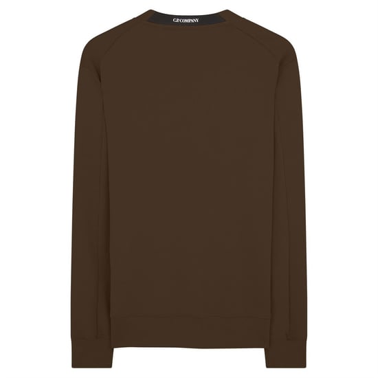 C.P. Company Herren Lens Rundhals-Sweatshirt in Ivy Green 683 - Image 6