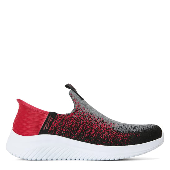 Skechers Stretch-Strick-Sneaker zum Hineinschlüpfen für Jungen, W Air, Unisex-Kinder, Anthrazit/Rot - Image 1