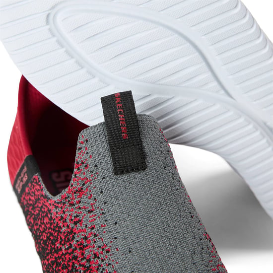 Skechers Stretch-Strick-Sneaker zum Hineinschlüpfen für Jungen, W Air, Unisex-Kinder, Anthrazit/Rot - Image 5