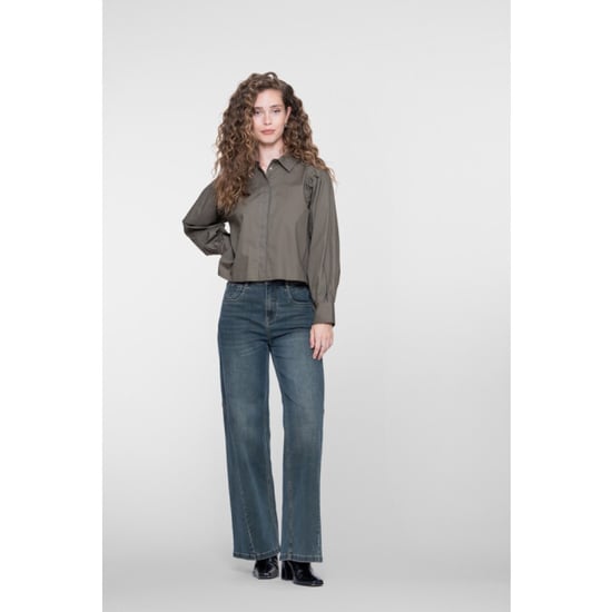 Geisha Wide Jeans 61808-10 810 Blue Denim Tinted - Image 1