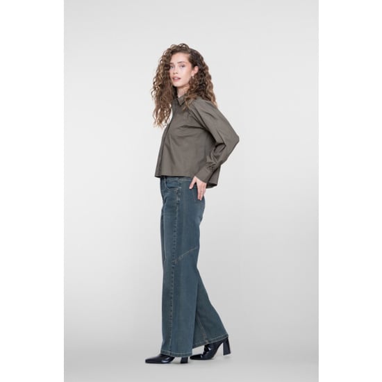 Geisha Wide Jeans 61808-10 810 Blue Denim Tinted - Image 3