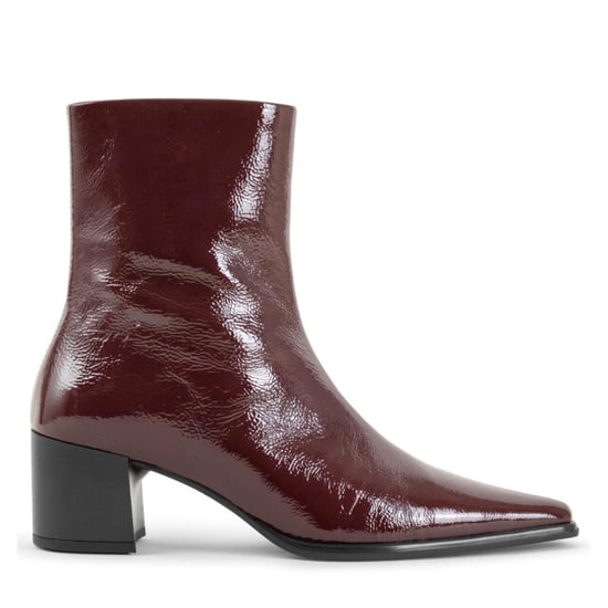 Vagabond Giselle Lackleder Stiefeletten mit Absatz für Damen in Kirschrot - Image 1