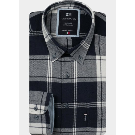 Giordano Herrenhemd Dino Twill Big Check 627306/60 - Image 1