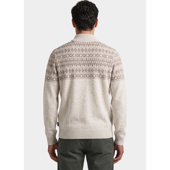 Baileys Half-Zip 10gg, Nordic Knit Jacquard at 628428/825 - Image 4
