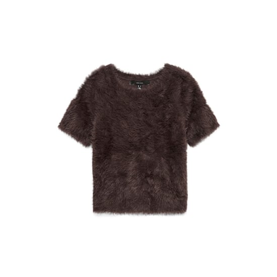Vero Moda vmfluffy Kurzarm-Rundhalspullover 10336640 chocolate torte - Image 1