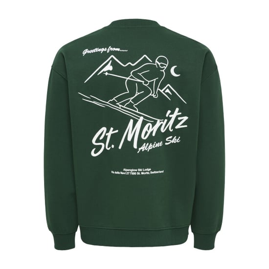 Only & Sons Onsbejmo Morits Relaxed-Fit Langarm-Crew-Neck-Pullover - Image 1