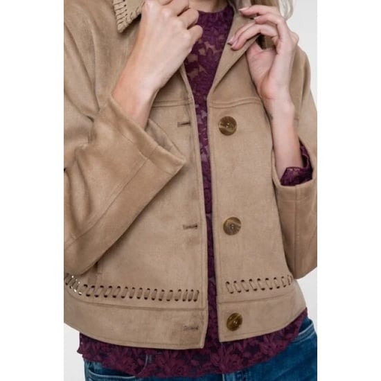Geisha 65850-19 720 Velourslederjacke Sand - Image 2