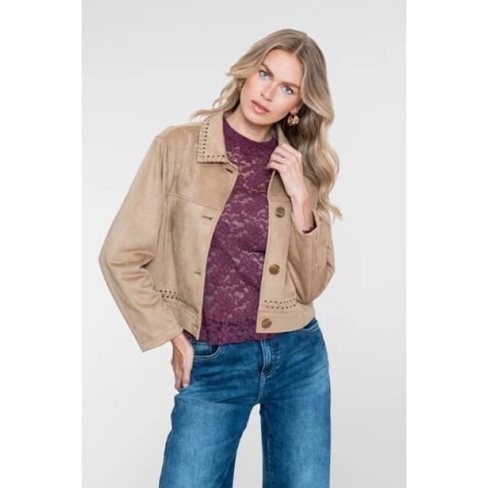Geisha 65850-19 720 Velourslederjacke Sand - Image 3
