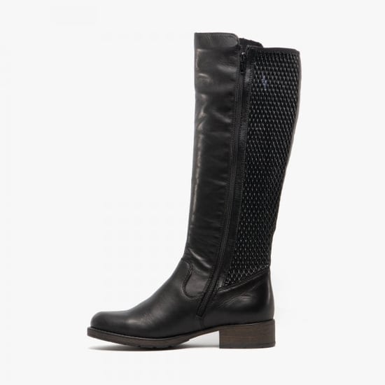 Rieker Z9591-00 Womens Tall Boots Black - Image 4