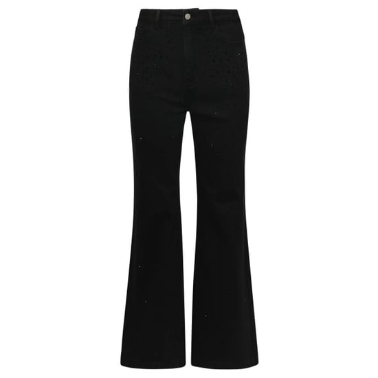 Smashed Lemon Flared Jeans mit Strassdetails | - Image 6