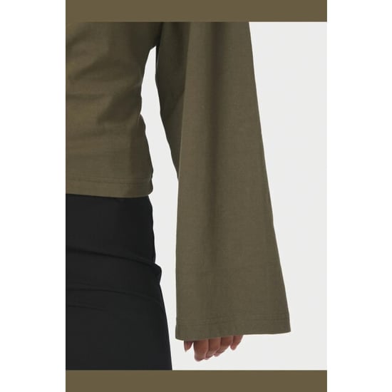 Neo Noir Paska Boxy Long Tee 165973 151 Army - Image 6