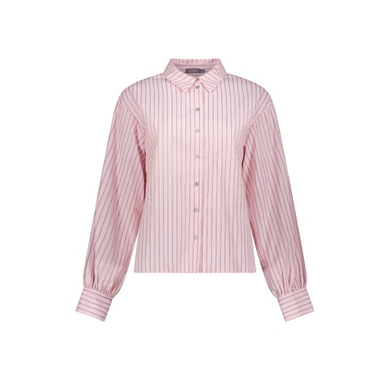 Geisha gestreifte Bluse 63821-14 420 Pink/Karamell - Image 1