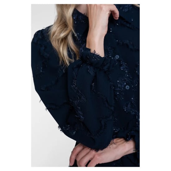 Geisha Bluse Dunkelblau - Image 3