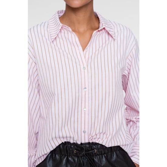Geisha gestreifte Bluse 63821-14 420 Pink/Karamell - Image 3