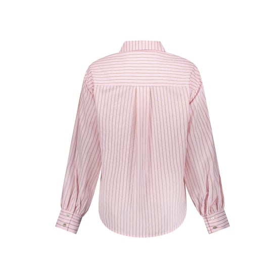 Geisha gestreifte Bluse 63821-14 420 Pink/Karamell - Image 5