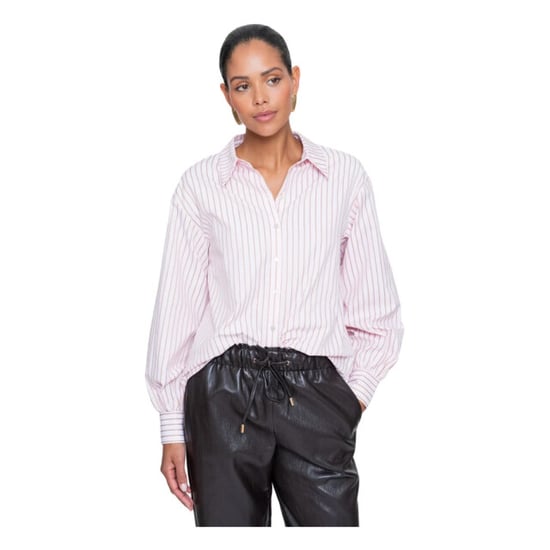 Geisha gestreifte Bluse 63821-14 420 Pink/Karamell - Image 6