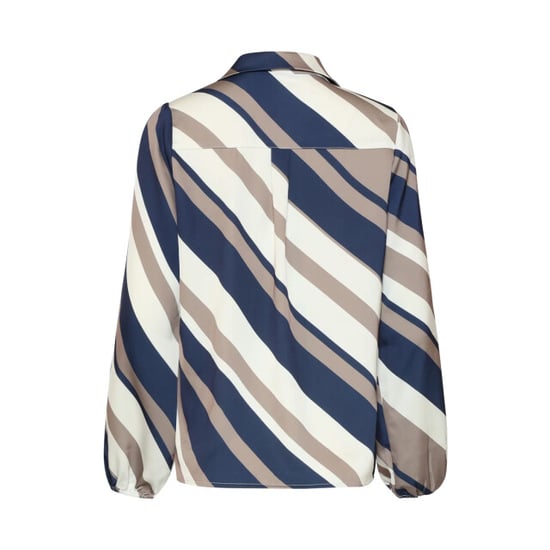 Smashed Lemon Bluse mit modernem Streifenprint | - Image 3
