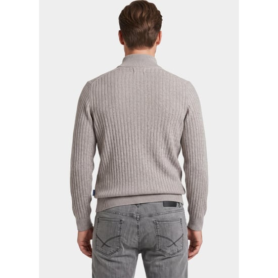 Baileys Half Zip All-over-Twist-Struktur-Pullover 628445/985 - Image 4