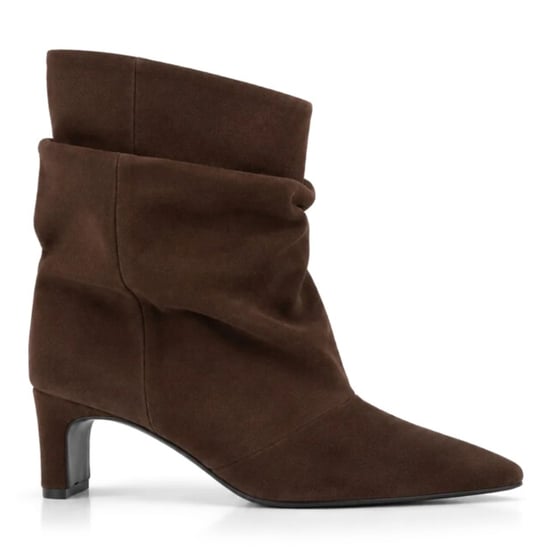 DWRS Label Perugia dunkelbraune Damen-Stiefeletten mit Absatz - Image 3