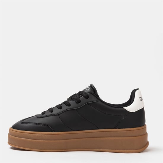 Kappa Scafa Plateau-Turnschuhe für Damen in Schwarz - Image 2