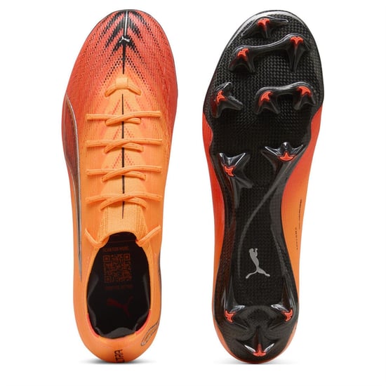 Puma Ultra 6 Carbon Fußballschuhe für Herren mit Firm-Ground-Sohle in Heat Fire-Pum - Image 3