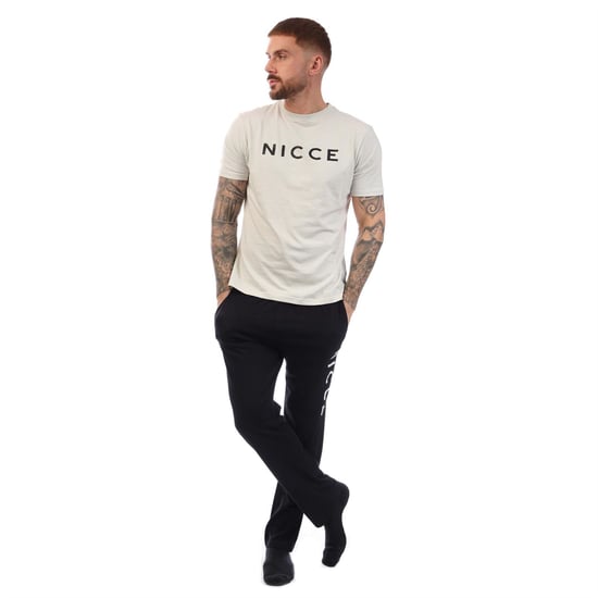 NICCE Herren-T-Shirt- und Hosenset in Schwarz - Image 2