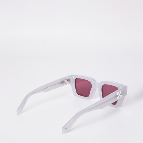 Accessoires Off White Virgil Sung Sonnenbrille Grau/Burgunderrot - Image 2