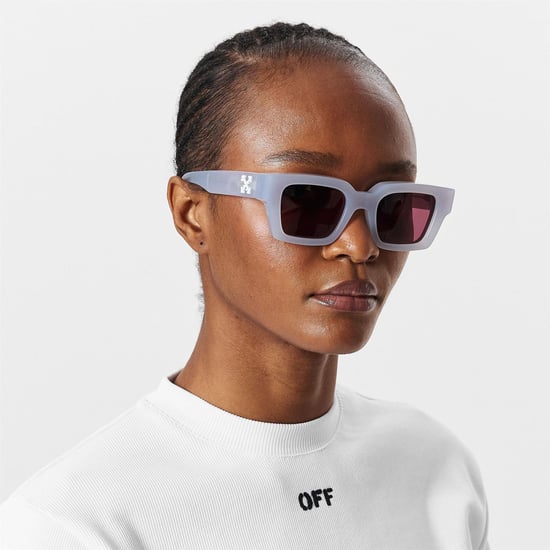 Accessoires Off White Virgil Sung Sonnenbrille Grau/Burgunderrot - Image 3