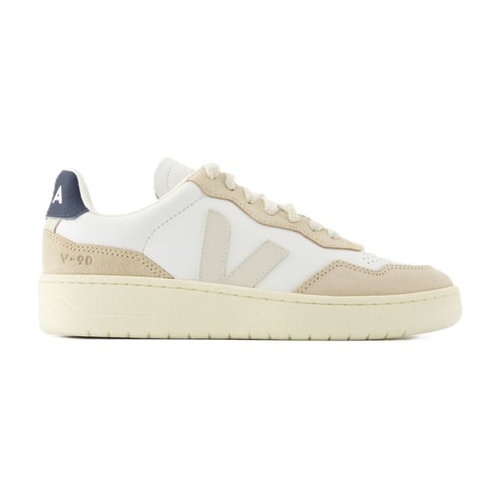 V-90 Sneaker - Veja - Leder - Weiß Pierre - Image 1
