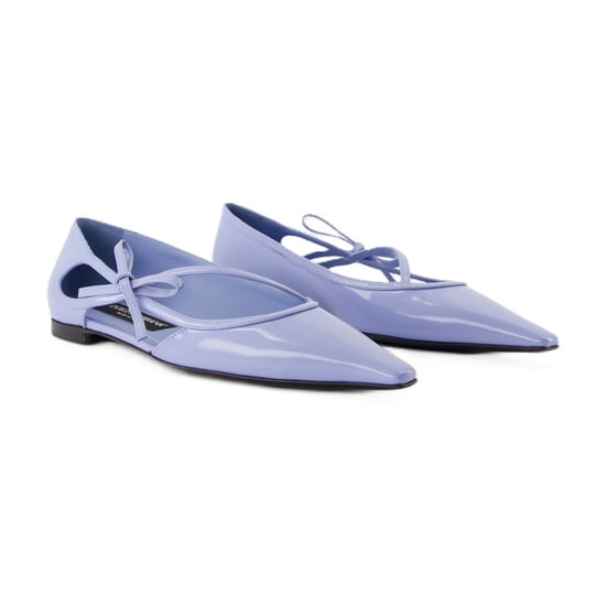 Ballerinas – Dolce&Gabbana – Leder – Blau - Image 2