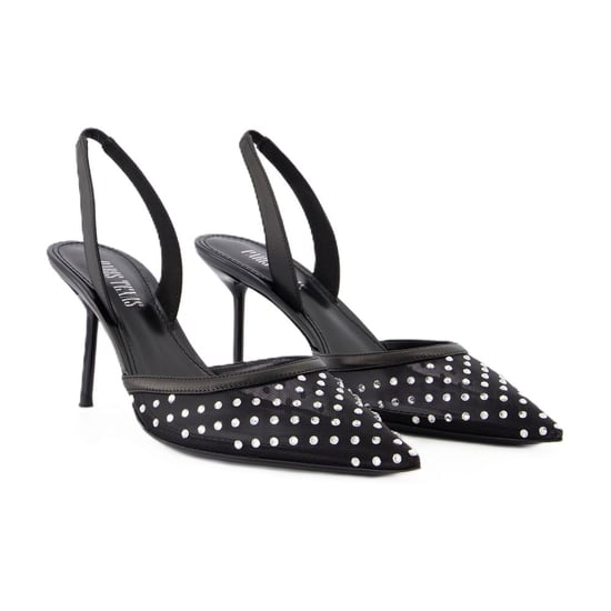 Lidia Slingback 70 Pumps – Paris Texas – Synthetik – Schwarz - Image 3