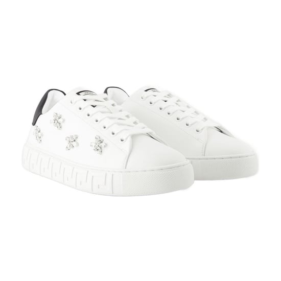 La Greca Sneakers - Versace - Canvas - Weiß - Image 2