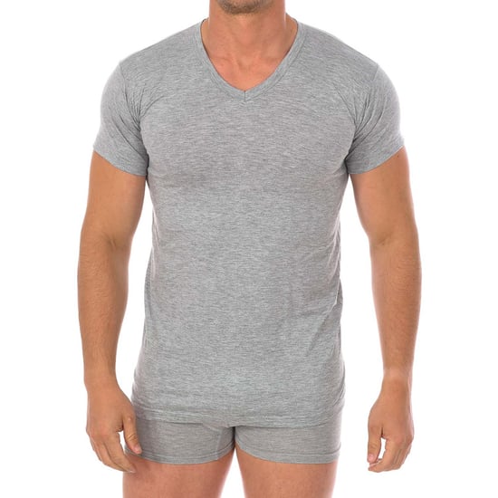 Herren-Unterhemd aus Baumwolle mit kurzen Ärmeln Q1004 - Image 1