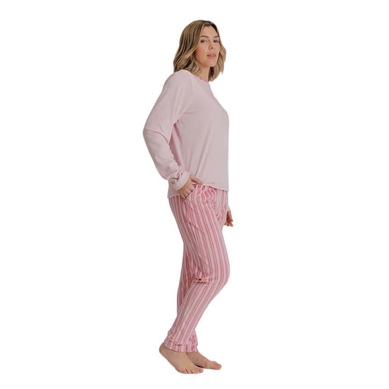 Damen-Samtpyjama mit langen Ärmeln MU5 - Image 3