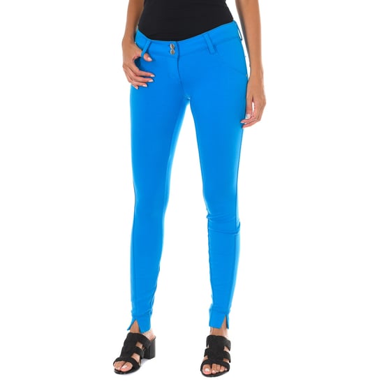Lange Damenhose aus Plüsch-Stretchstoff 10DBF0333-J100 - Image 1