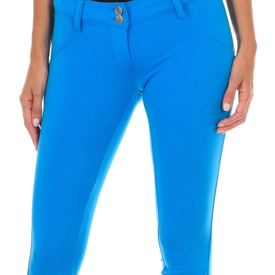 Lange Damenhose aus Plüsch-Stretchstoff 10DBF0333-J100 - Image 2