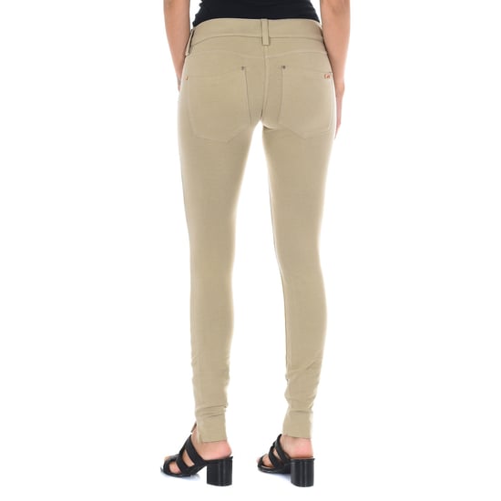 Lange Damenhose aus Plüsch-Stretchstoff 10DBF0333-J100 - Image 3