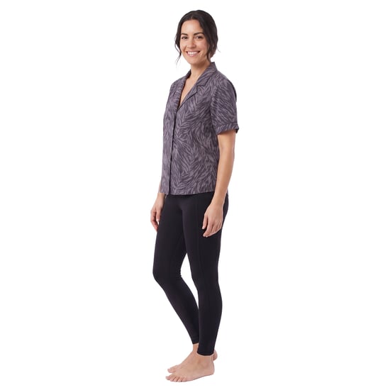 Damen-Pyjamahemd mit kurzen Ärmeln 709290 - Image 4
