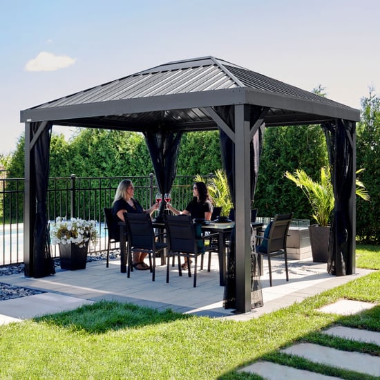 Sojag Kiruna 3x3.5 m Metall-Gartenpavillon mit Moskitonetz - Image 5
