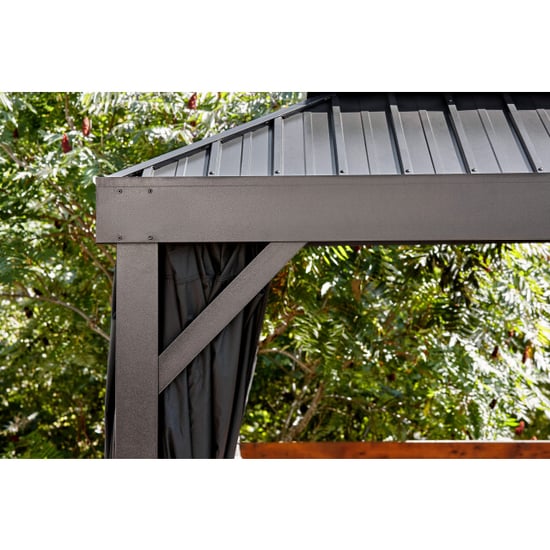 Sojag London Metallpavillon mit Moskitonetz 3x4 m - - Image 4