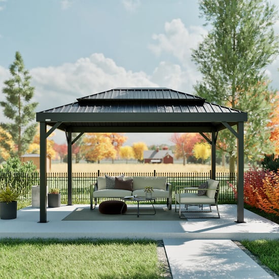 Sojag London Metallpavillon mit Moskitonetz 3x4 m - - Image 5