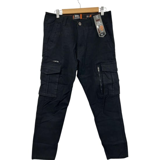 Joss Herren-Cargohose Regular Fit mit Reißverschlusstasche aus Stretch-Baumwolle, Cargo-Kampfhose, Arbeitshose - Image 3