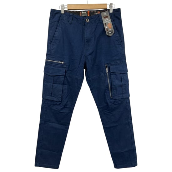Joss Herren-Cargohose Regular Fit mit Reißverschlusstaschen aus Stretch-Baumwolle - Image 3