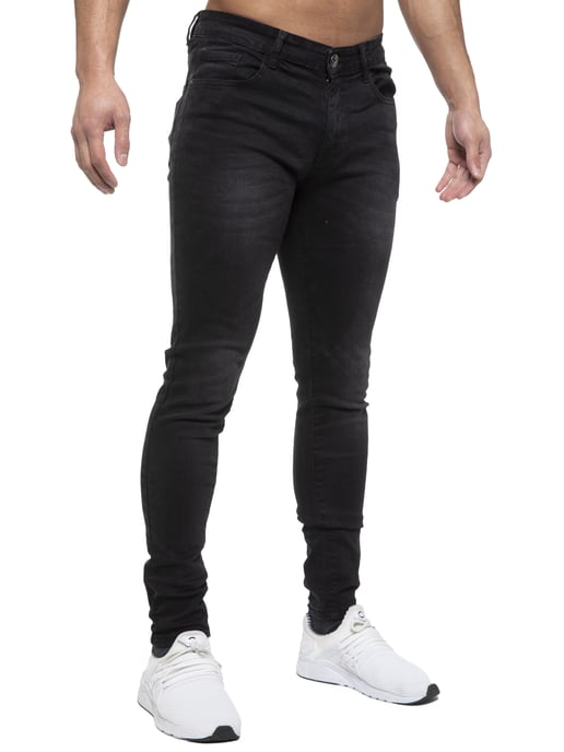 ETO | Herren Designer Slim Skinny Fit Stretch Jeans - Image 2