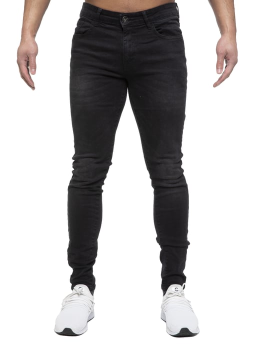 ETO | Herren Designer Slim Skinny Fit Stretch Jeans - Image 3