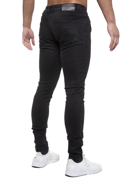 ETO | Herren Designer Slim Skinny Fit Stretch Jeans - Image 5