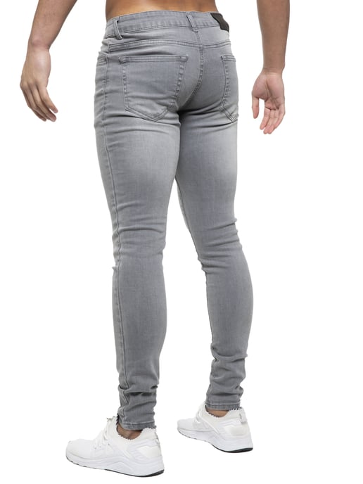 ETO | Herren Designer Slim Skinny Fit Stretch Jeans - Image 4