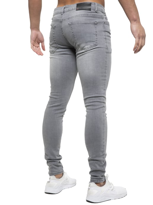 ETO | Herren Designer Slim Skinny Fit Stretch Jeans - Image 5