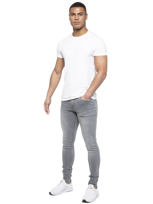 ETO | Herren Designer Slim Skinny Fit Stretch Jeans - Image 6