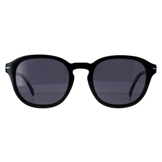 David Beckham Runde Herren Schwarz Grau Polarisiert DB1011/F/S - Image 1